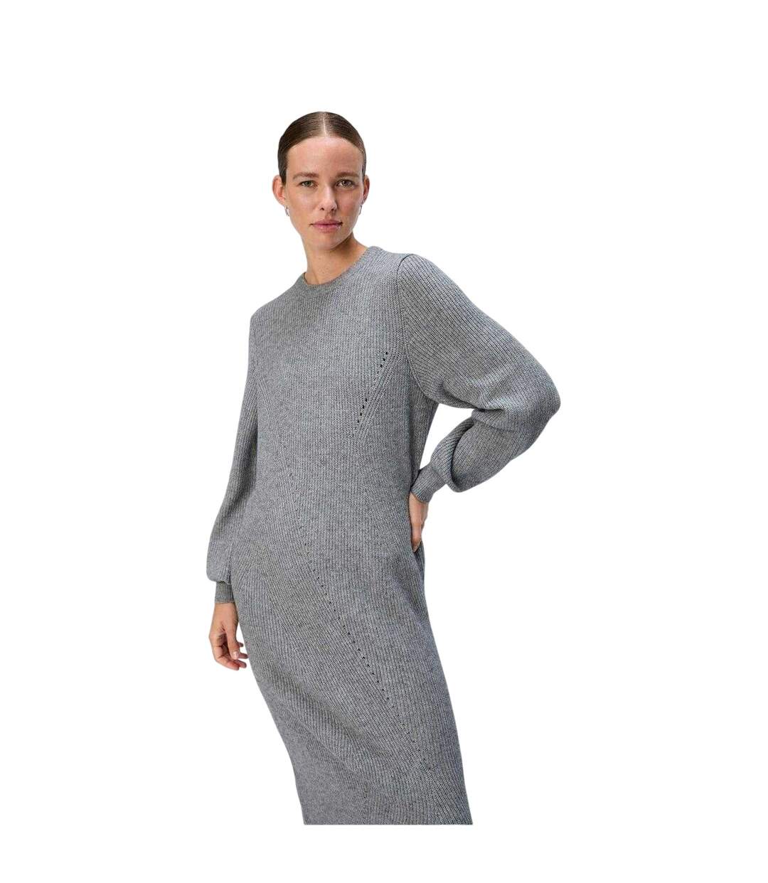 Robe Pull Ditte Femme Gris Moyen Object-4