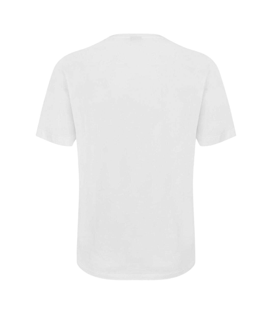 Lot De 3  T-shirts Manches Courtes Motif/style Uni Homme Blanc Boss-2