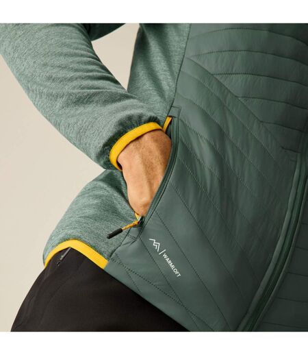 Mens Andreson Marl Hybrid Jacket Dark Forest Green Regatta