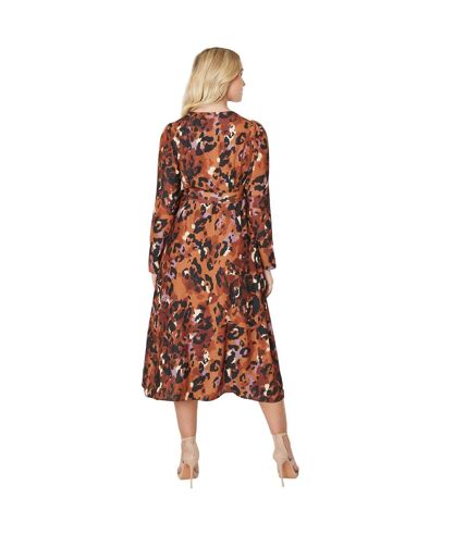 Robe mi-longue femme marron Dorothy Perkins