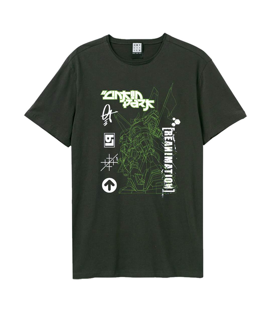 T-shirt Reanimation Adulte Charbon Amplified-1