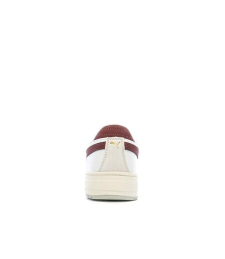 Baskets blanches/bordeaux homme puma pro sport mix
