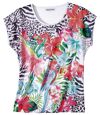 T-shirt met exotische print Atlas For Men