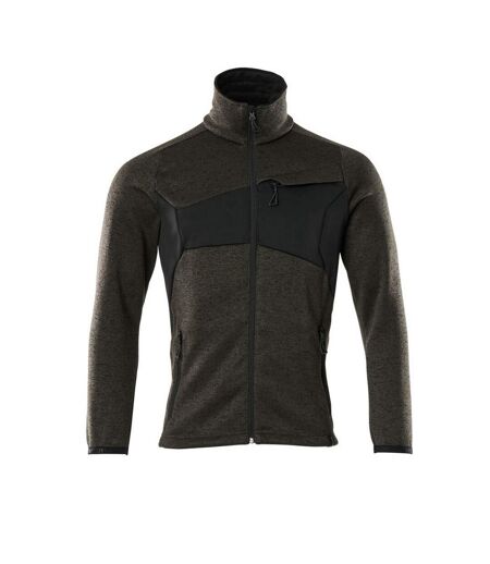 Mens Accelerate Knitted Jacket Dark Anthracite Black Mascot