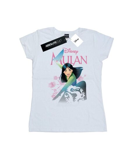 Disney - T-shirt MULAN MY OWN HERO - Femme (Blanc) - UTBI16074