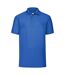 Polo À Manches Courtes 100% Coton  Pour Homme Bleu Roi Vif Jerzees Colours-1