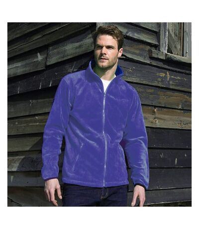 Result Mens Core Fashion Fit Outdoor Fleece Jacket (Purple) - UTBC912