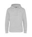 Sweat À Capuche Graduate Homme Gris Chiné Awdis-1