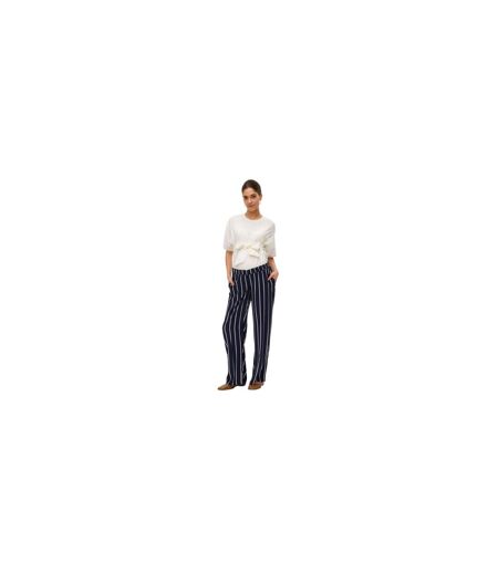 Pantalon De Grossesse Motif/style Rayure Verticale Femme Bleu Marine Foncé Mamalicious