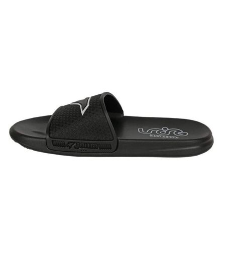 Mens S.island Logo Flip Flops Black Joma