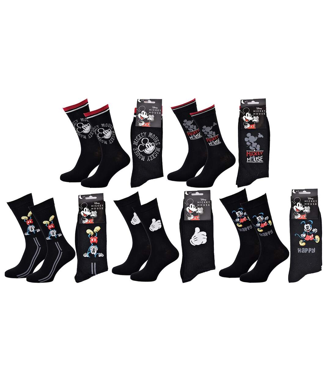 Chaussettes Pack Cadeaux Homme LICENCE Pack 5 Paires MICK24