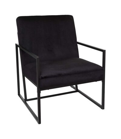 Fauteuil contemporain en velours