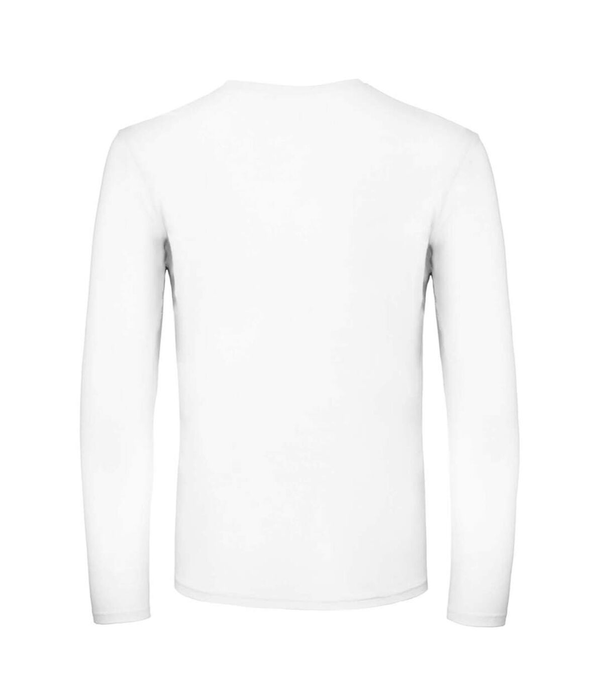 B&C Mens E150 Long Sleeve T-Shirt (White) - UTRW6527