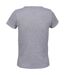 Womens/ladies Sara T-shirt Light Grey Marl SOLS-2