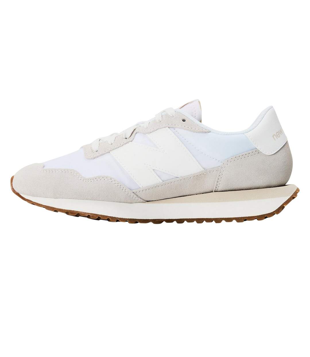 Womens/ladies 237 Classic Suede Trainers White Gum New Balance-3