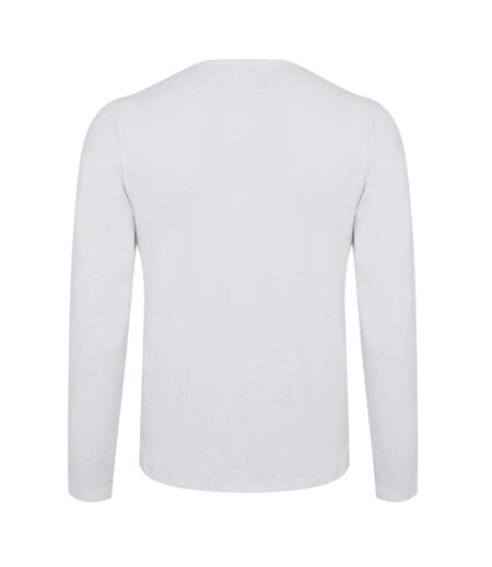 T-shirt Manches Longues Motif/style Uni Homme Blanc Lonsdale