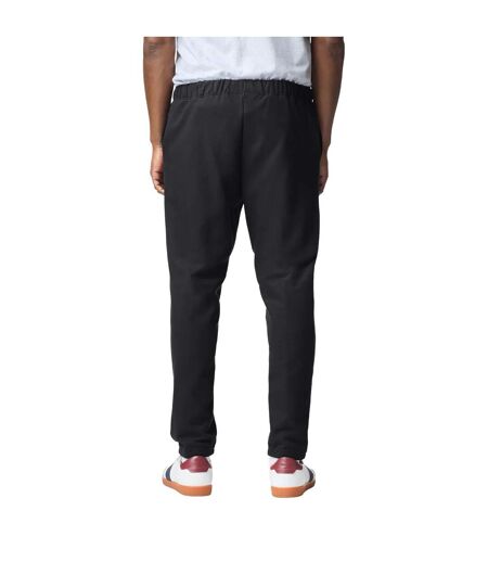 Unisex adult midweight jogging bottoms black Gildan