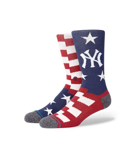 STANCE Chaussettes Homme Microcoton BRIGADE NY2 Bleu Rouge MLB