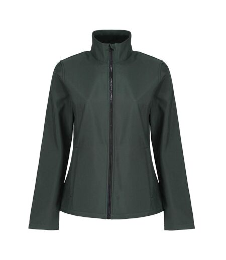 Regatta Womens/Ladies Ablaze Printable Softshell Jacket (Dark Spruce/Black) - UTRG3561