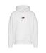 Womens/ladies Badge Relaxed Fit Hoodie White Tommy Jeans-1