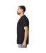 T-shirt Uni Manches Courtes En Coton Homme Noir Gildan-4