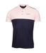 Polo Motif/style Brodé Homme Bleu Marine Rose Calvin Klein-1