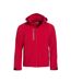 Mens Milford Soft Shell Jacket Red Clique-1