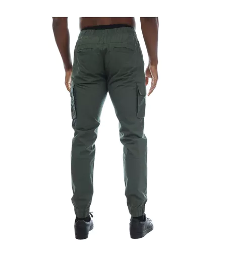 Pantalon À Poches Chesser Homme Vert Duck And Cover