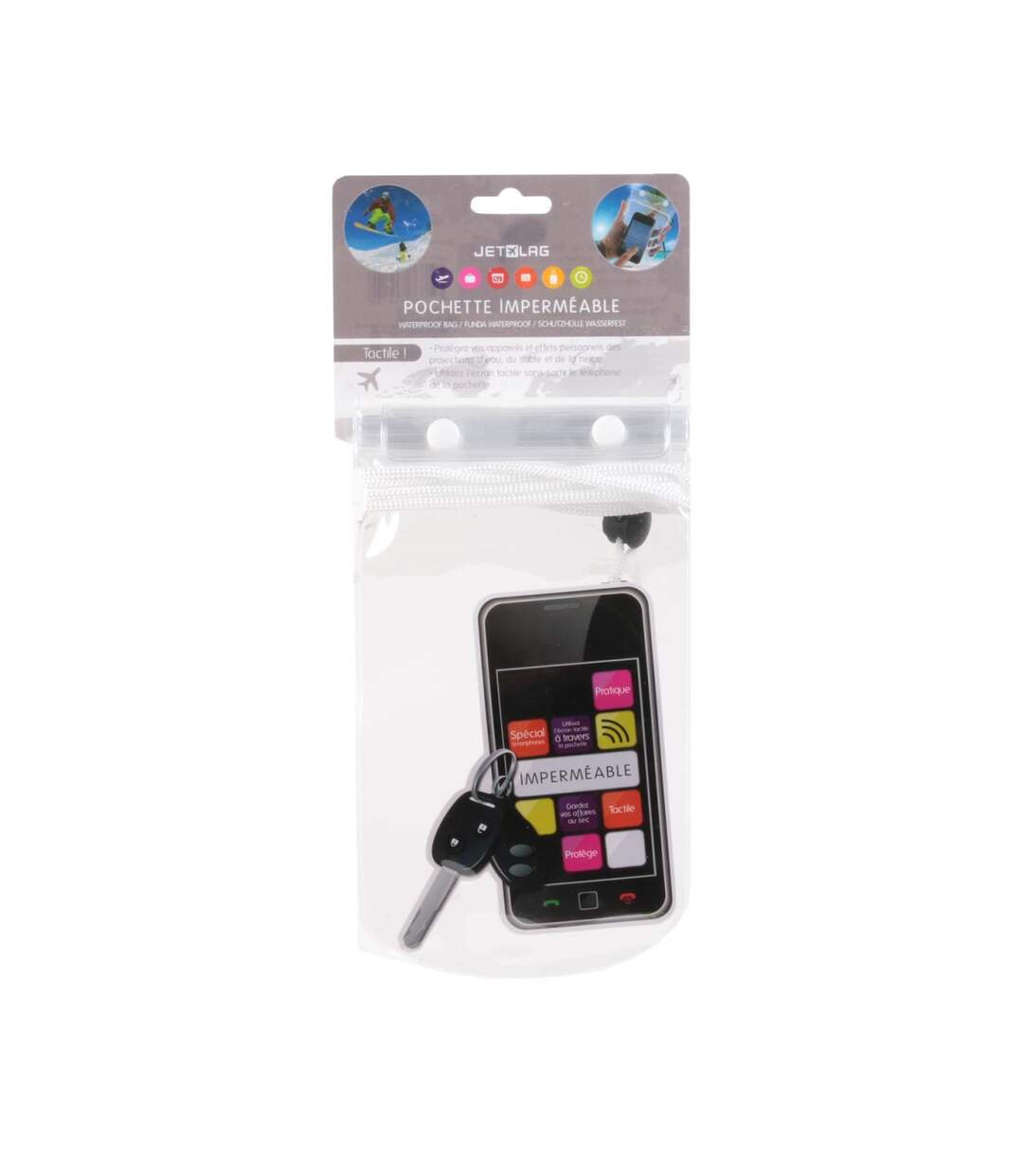 Pochette pour Smartphone Waterproof 22cm Transparent-2