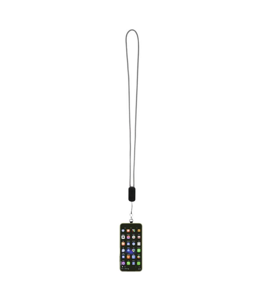 Anser 5 In 1 Recycled Plastic Phone Lanyard Black Floso-1