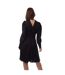 Robe Mi-longue Donny Femme Noir Boss-3