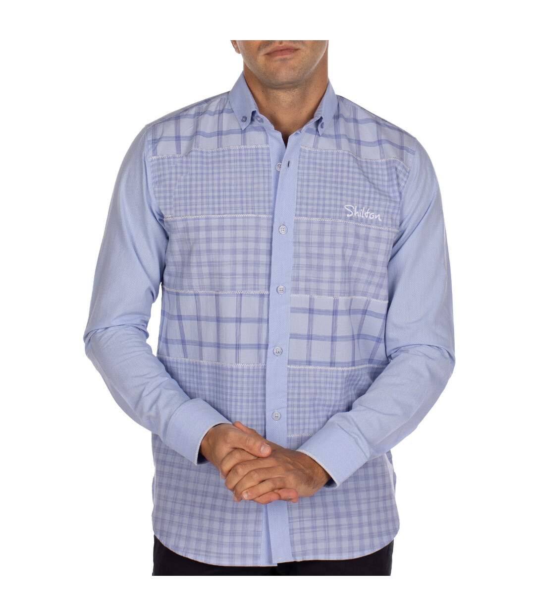 Chemise manches longues PATCHWORK