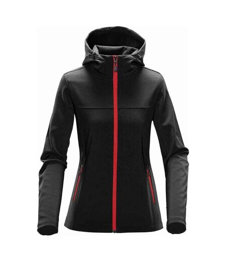 Veste Softshell Orbiter Femme Noir Rouge Vif Stormtech