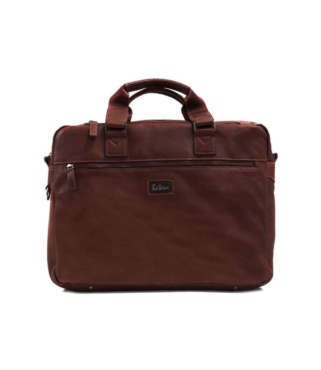 Katana - Cartable ordinateur en cuir 15 - marron - 2773-2