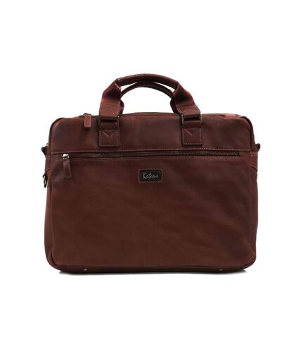 Katana - Cartable ordinateur en cuir 15 - marron - 2773