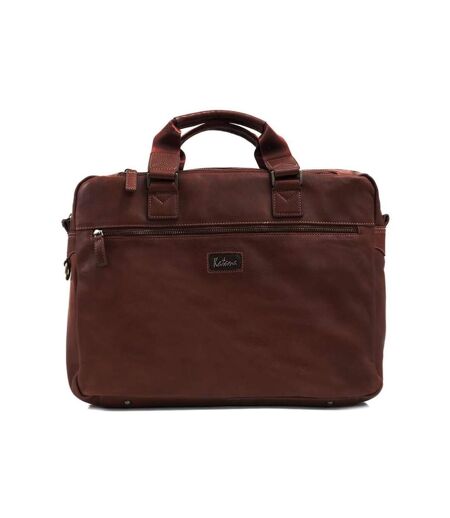 Katana - Cartable ordinateur en cuir 15 - marron - 2773