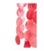 Suspension Déco en Capiz Betsy 250cm Rouge-2