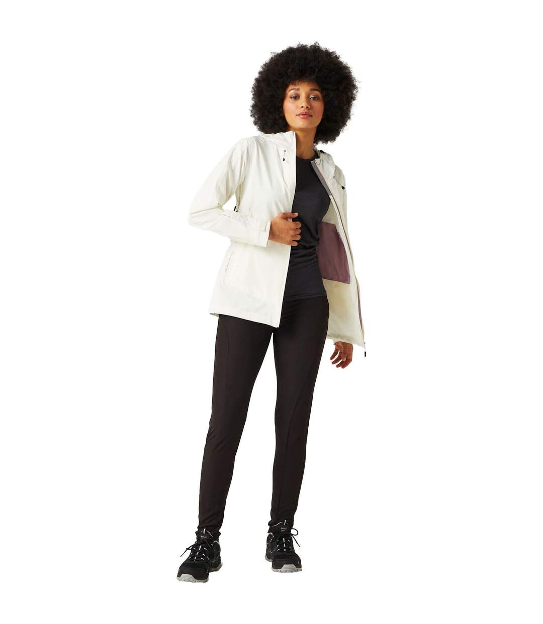 Womens/ladies Okara Waterproof Jacket Polar Bear Regatta-1