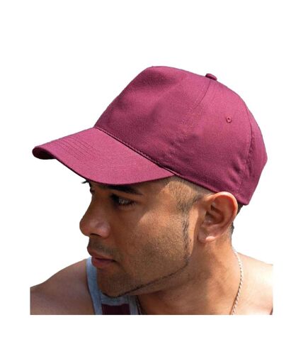 Boston 5 panel baseball cap burgundy Result