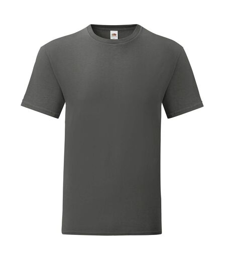 Mens iconic 150 t-shirt light graphite Fruit of the Loom