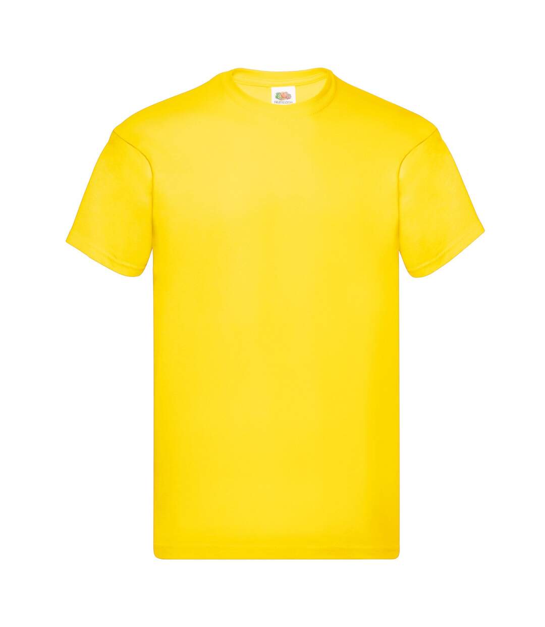 T-shirt Original Adulte Jaune Fruit Of The Loom-1
