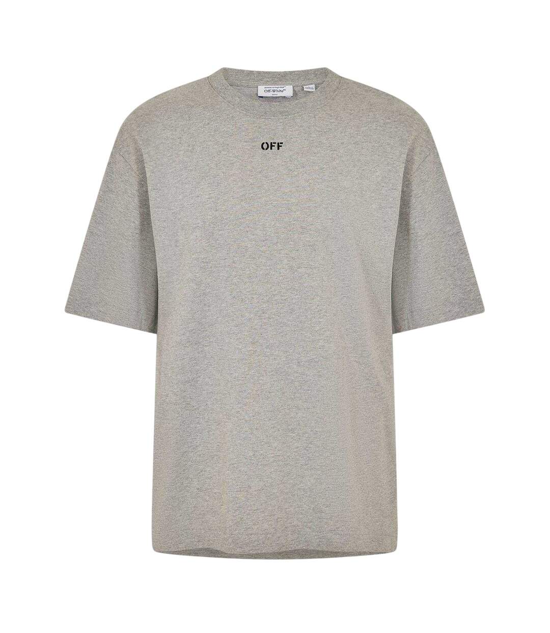 Unisex Adult Cotton T-shirt Grey Black Off White-1