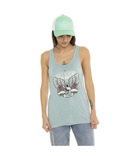 Débardeur femme loose Skull Flower Vondutch