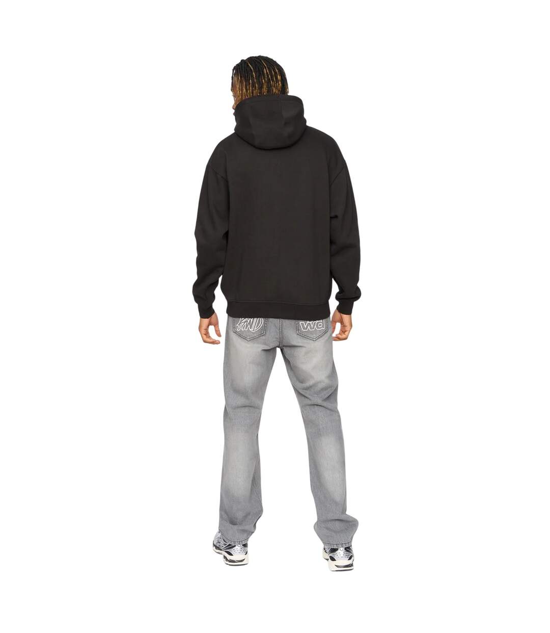 Mens Snakered Hoodie Black Kings Will Dream-3