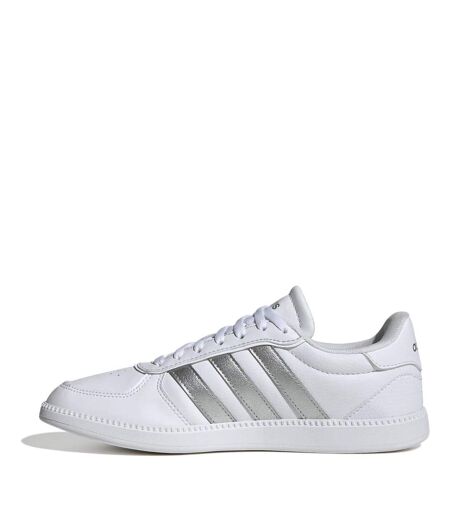 Baskets Breaknet Femme Blanc Argenté Adidas