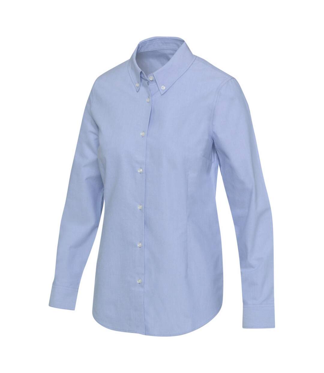 Womens/ladies Sphene Oxford Shirt Light Blue Elevate NXT-3