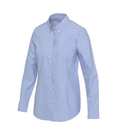 Womens/ladies Sphene Oxford Shirt Light Blue Elevate NXT