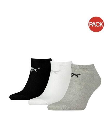 Socquettes adulte gris / noir / blanc Puma