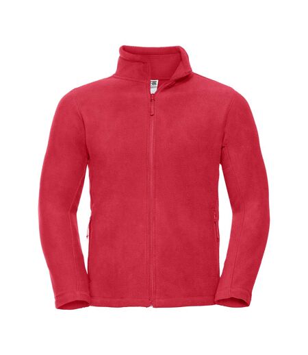 Veste Polaire Extérieur Homme Rouge Classique Russell