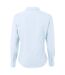 Premier Womens/Ladies Poplin Long Sleeve Blouse / Plain Work Shirt (Light Blue) - UTRW1090